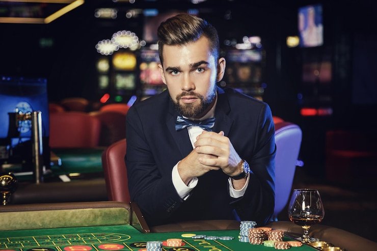 Live dealer blackjack table with HD multi-camera setup